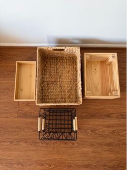 Storage baskets - different sizes