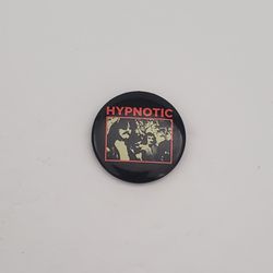 Hypnotic Rock Band Button Pin
