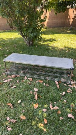 LARGE METAL STAND / 5’ LONG/ 16” TALL / 18” DEPTH
