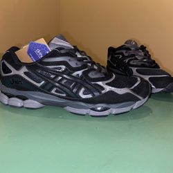 ASICS Gel-NYC Black/Grey Mens Size 9