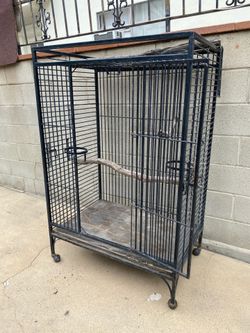 Large metal bird cage $150