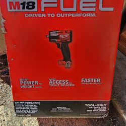Milwaukee M18 Impact Wrench  3/8 Tool Only