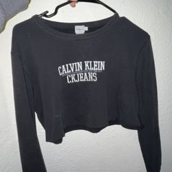 Cropped Calvin Klein Crew Neck