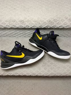 Nike Kobe 8 Protro Black Purple Gold Sneakers