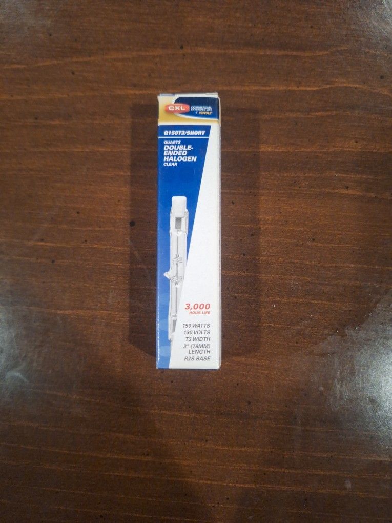Quarts Double-Ended Halogen Bulb