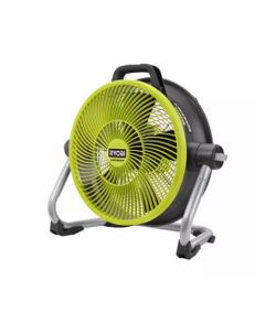 RYOBI ONE+ 18V Cordless Hybrid WHISPER SERIES 14 in. Air Cannon Fan (Tool Only)