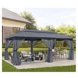 10X 20 Gazebo Canopy Tent Garden Patio Backyard 