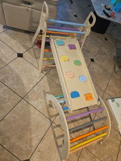 Pikler baby climbing set