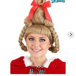 Halloween Or Christmas Costume Piece Cindy Lou Who Wig