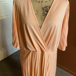 ASOS Formal Peach Plus Size Dress Size 24