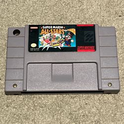 Super Mario All-Stars Super Nintendo Authentic SNES Cartridge Only Tested