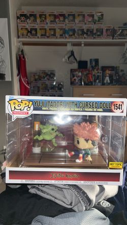 yuji itadori with cursed doll funko pop 30$