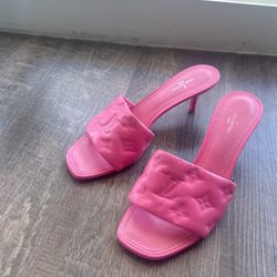 Pink LV Heels 