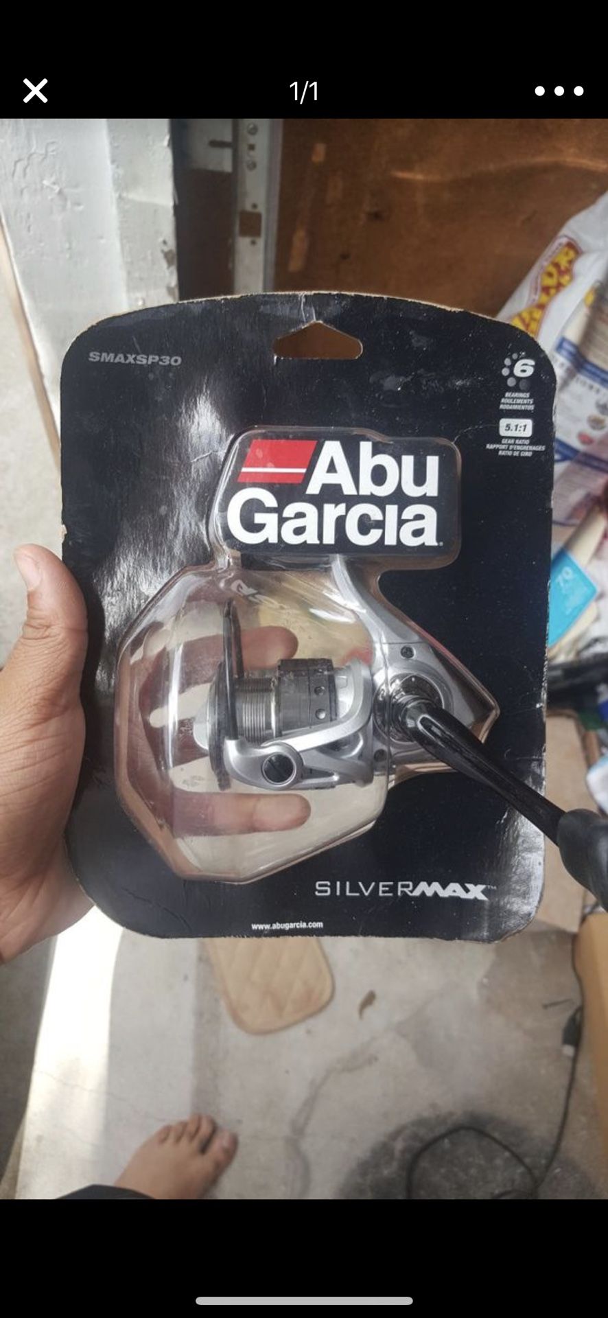Brand new abu Garcia reel silver max