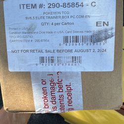 Pokemon Center Shrouded Fable ETB (Sealed Case)