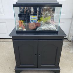Fish Tank Aquarium With Stand  - 10 Gallons