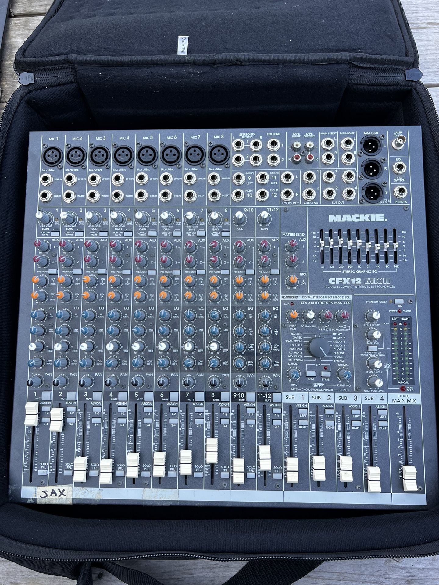 Mackie CFX12 MKII 12 Channel Sound Mixer