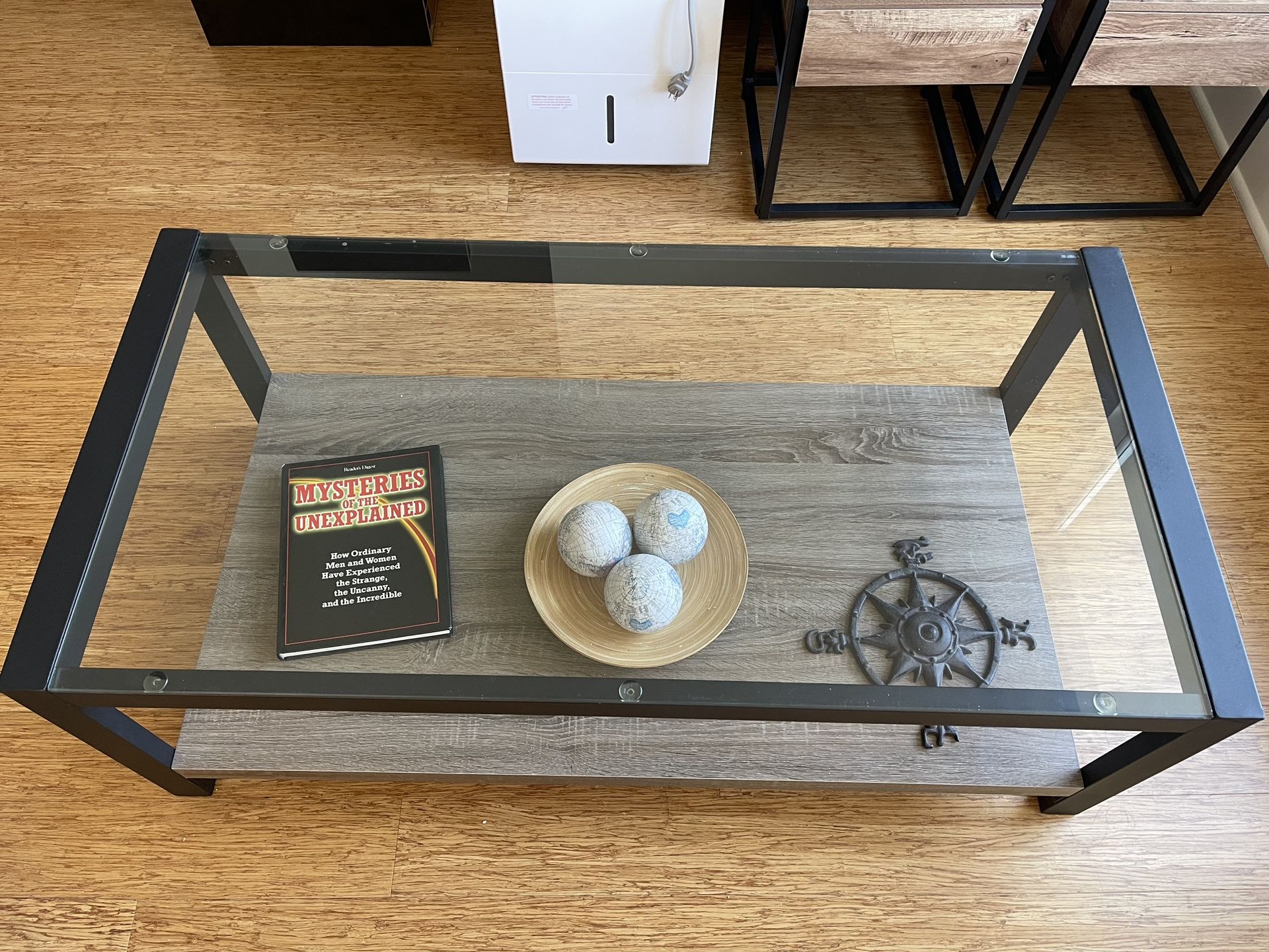 Coffee Table With Glass Top