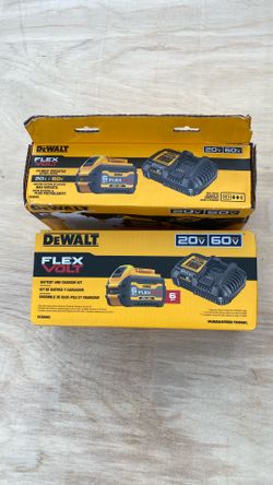 Dewalt. 2 Packs. Battery and. Charger. Flexvolt. DCB606C