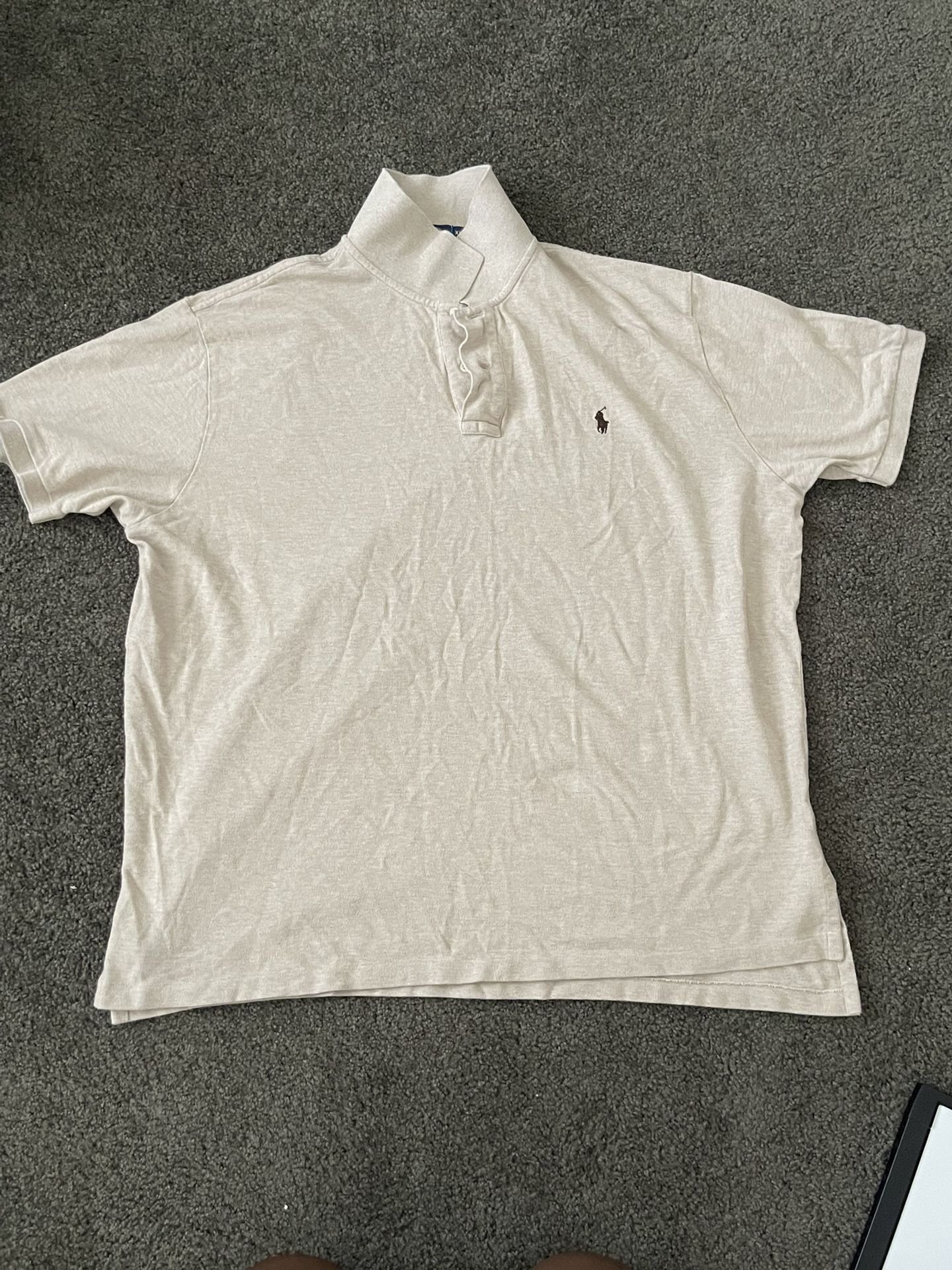 Polo Ralph Lauren Men’s Beige Polo Shirt Size XXL