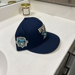 Fitted Cap 7 3/8 100 seasons patch 