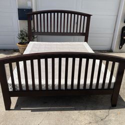 Queen Bed Frame And Box Spring 