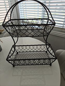 2 Tier Fruit Vegetable Basket