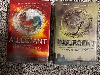 Veronica Roth Insurgent & Allegiant Hardcover Books – Set of 2