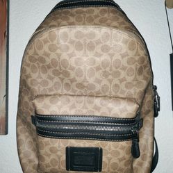 Leather Coach Backpack