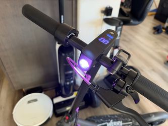 WERHY 350W Folding Kick Electric Scooter 19MPH Model Black/Purple 265lbs max load