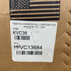 Hestan  KVC36 36 Inch Wall Mount Chimney Style Hood 