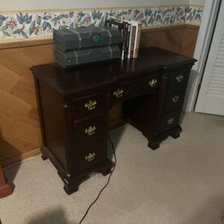 Cherry wood Antique Desk/ Dressing table