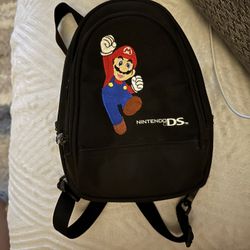 Nintendo DS Embroidered Mario Mini Back Carry Case Bag 
