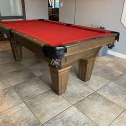 8’ Brunswick Glendale Pool Table (new) Delivery Installation Included 