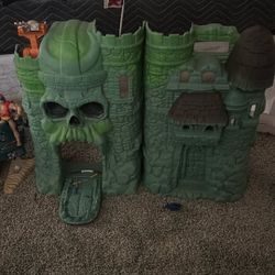 Grayskull Castle With A Bunch Of He Mans