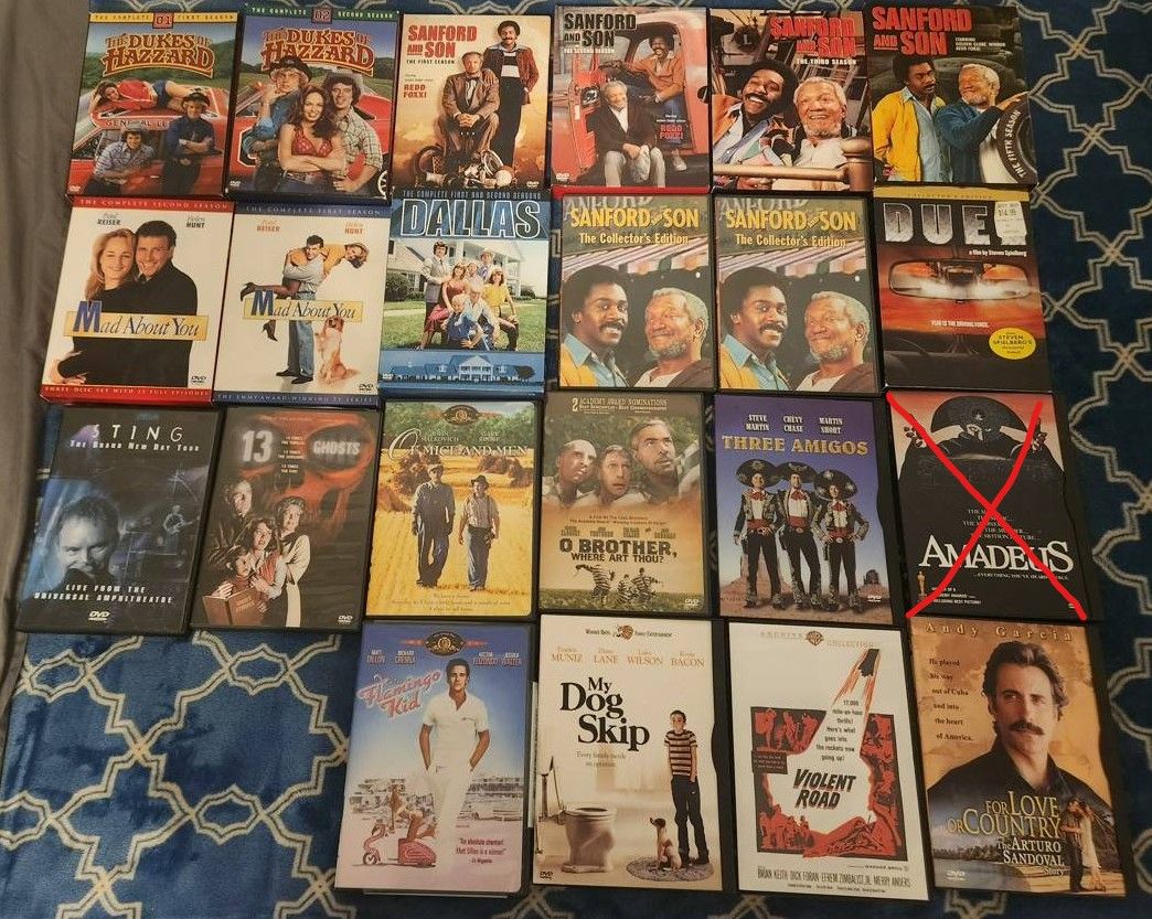 Movies and TV Shows on DVD