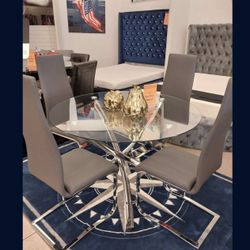 Dining Table With 4 Chairs 