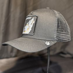 Lone Wolf Patch Trucker Cap 
