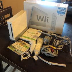 Wii With Wii Sport and Fit