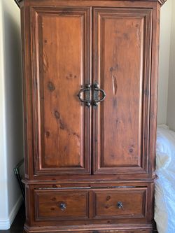 Wood armoire