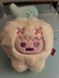 Shinwoo Plush Sad Tooth Pendant 