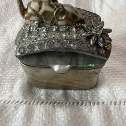 Jo Marz signed and numbered abalone trinket box