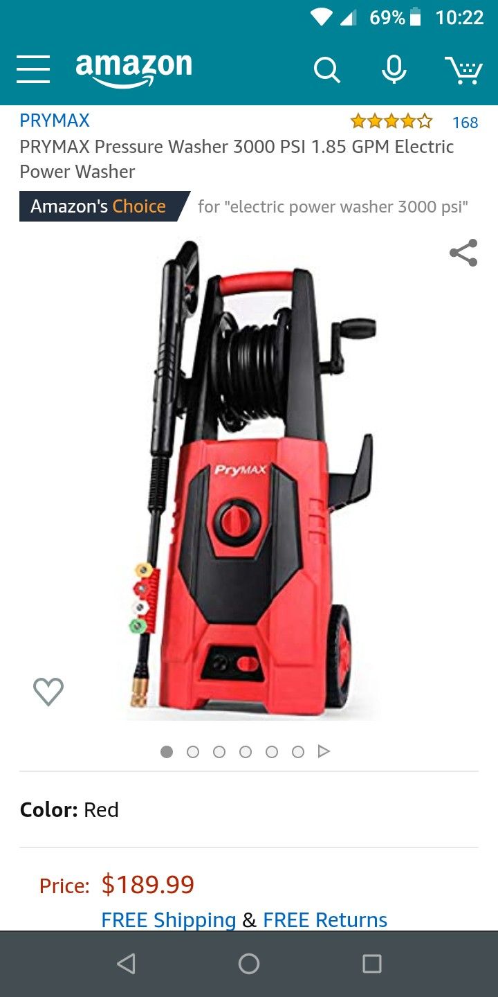 Electric pressure washer