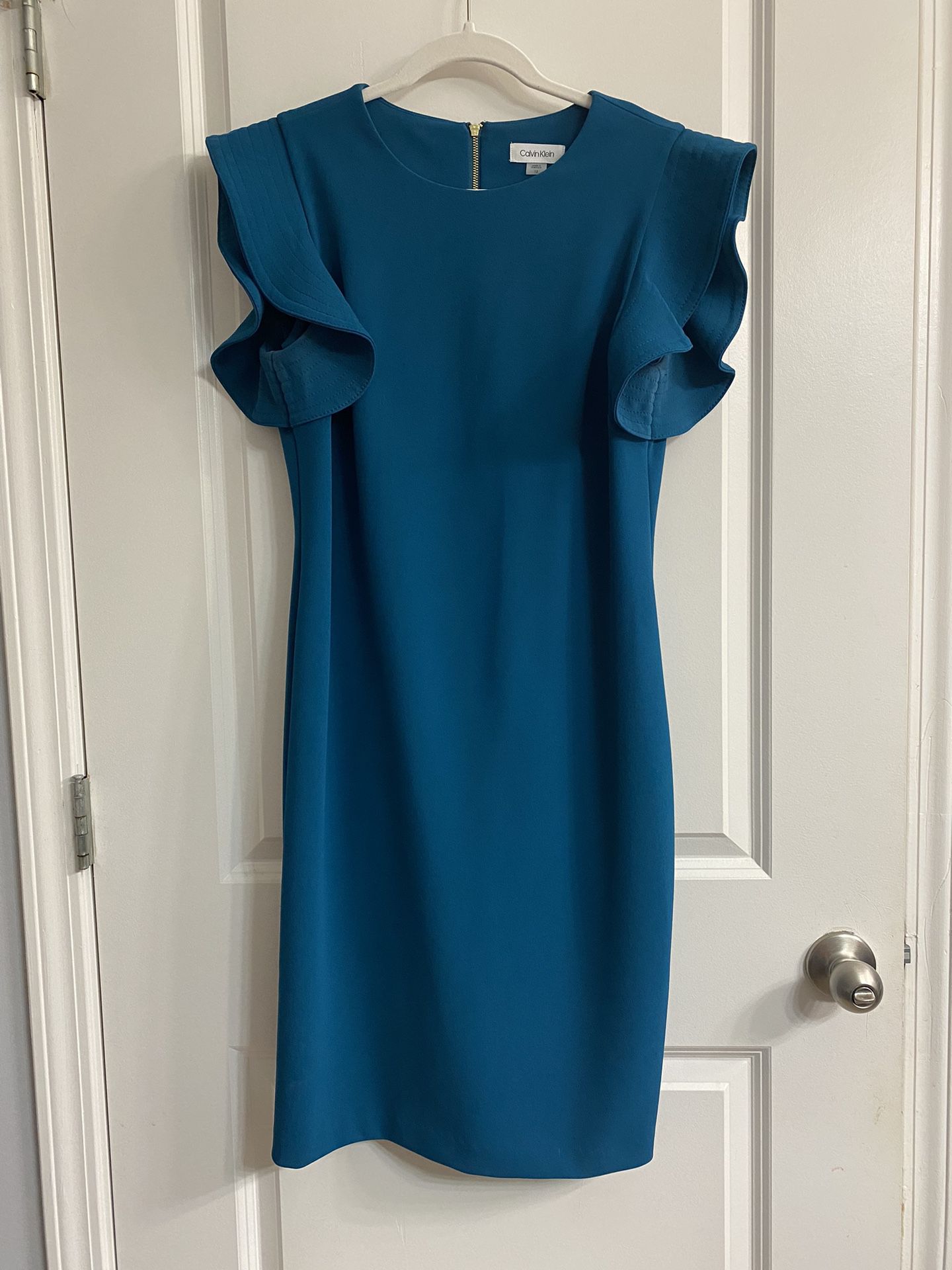 Calvin Klein. Turquoise blue Dress. Size 12