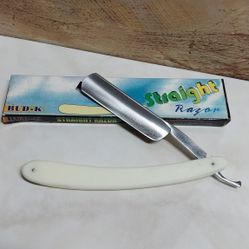 White Straight Razor 