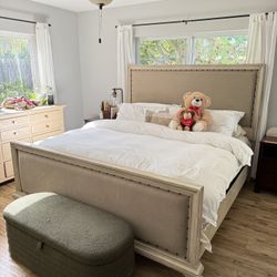 Freee King Size Bed frame And Headboard