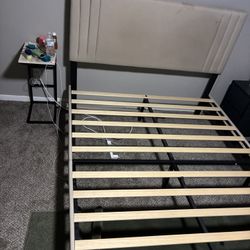 Queensize Bed Frame And Mattress 