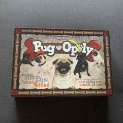 A Celebrating The Pug Opoly Board Game 2 To 6 Players Ages 8 & Up