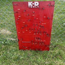 Vintage K-D Tools Dealer Tool Display Board