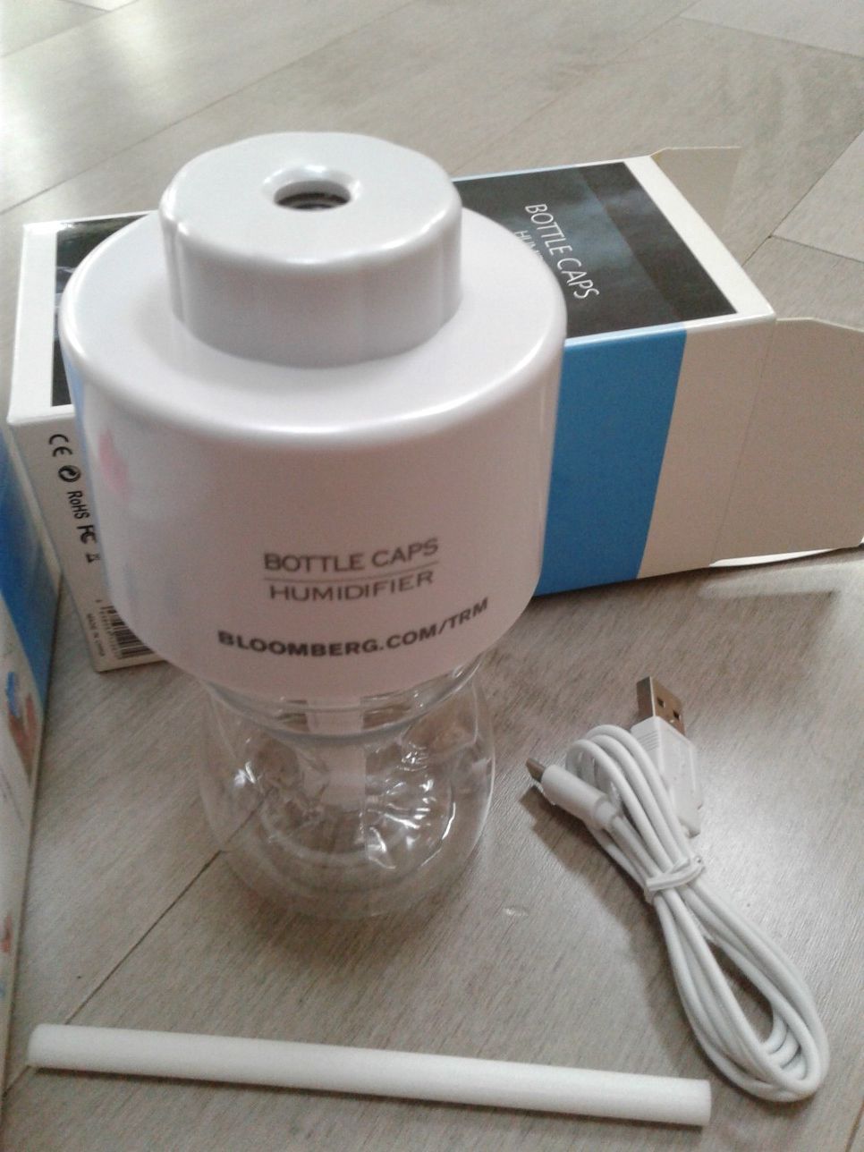 Bottle caps humidifier. New